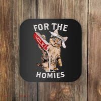 Milk Cat For The Homies Coaster thumb 0