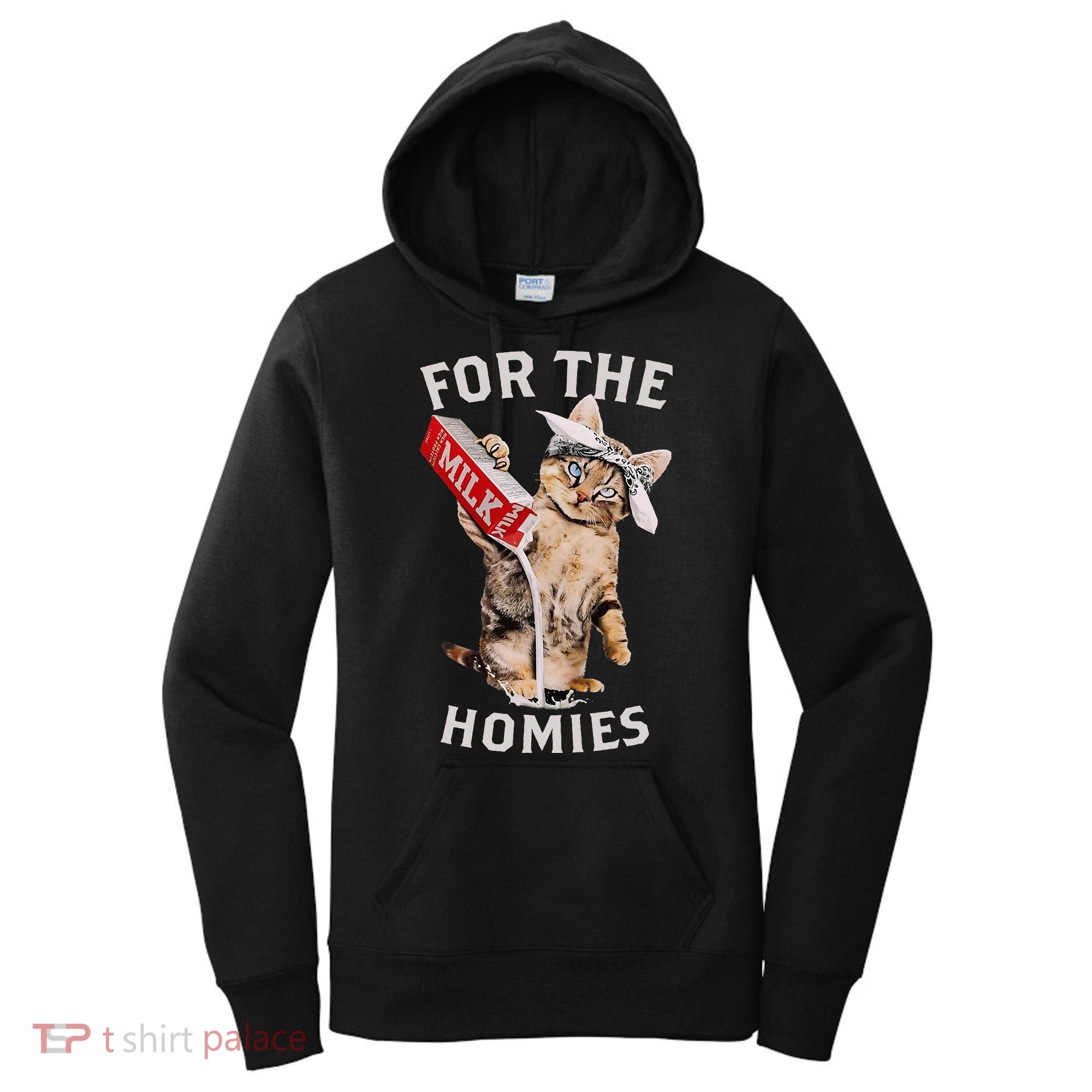 Milk Cat For The Homies Women's Hoodie
