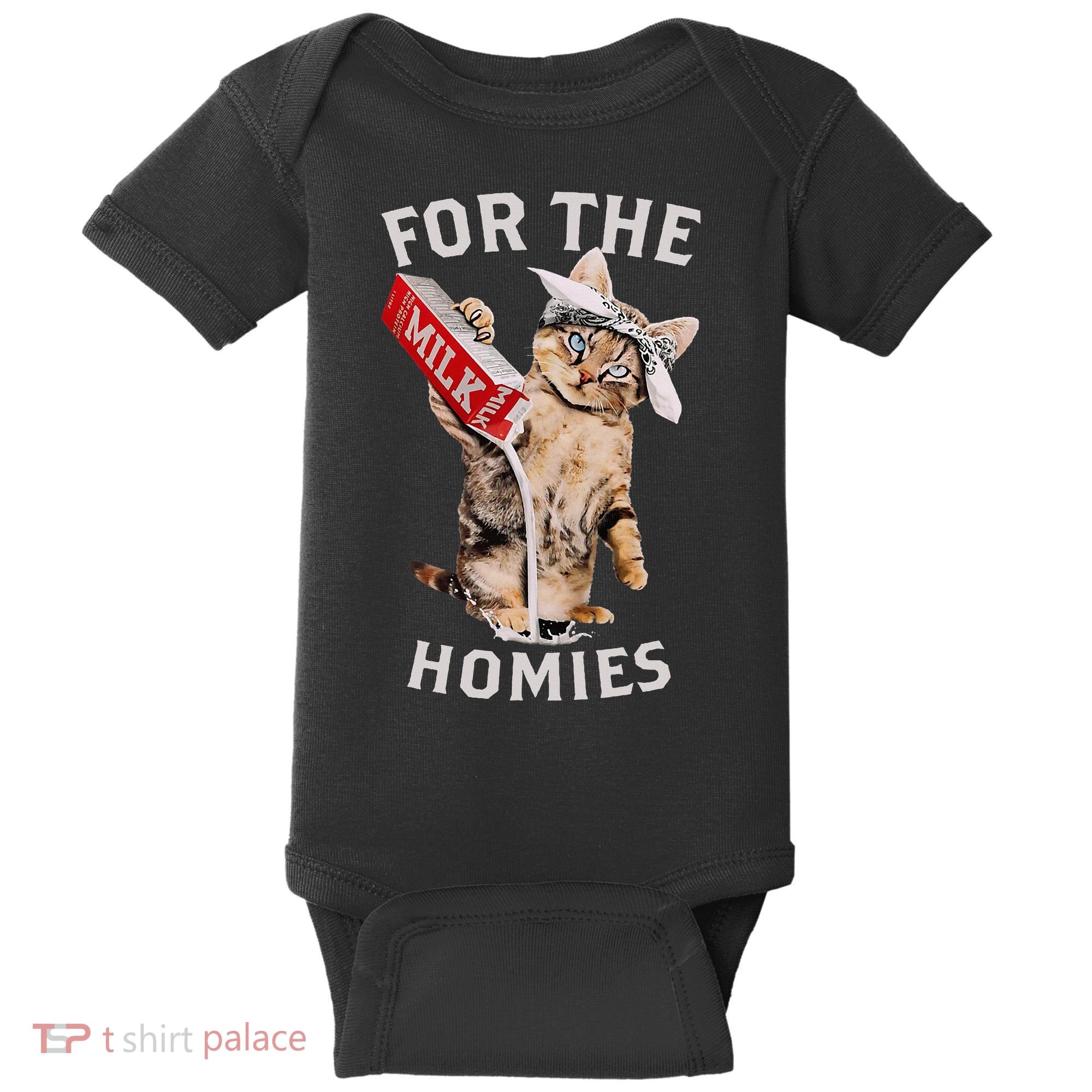 Milk Cat For The Homies Baby Bodysuit