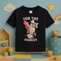 Milk Cat For The Homies Toddler T-Shirt thumb 3