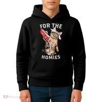 Milk Cat For The Homies Kids Hoodie thumb 4
