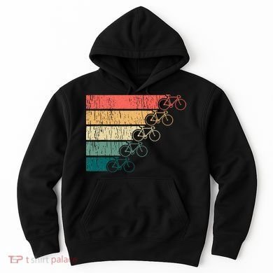 Minimalistic Cycling Funny Biking Bicycle Enthusiast Hoodie