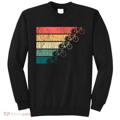 Minimalistic Cycling Funny Biking Bicycle Enthusiast Sweatshirt