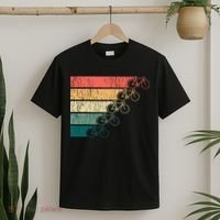 Minimalistic Cycling Funny Biking Bicycle Enthusiast T-Shirt thumb 2