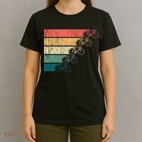Minimalistic Cycling Funny Biking Bicycle Enthusiast T-Shirt thumb 4