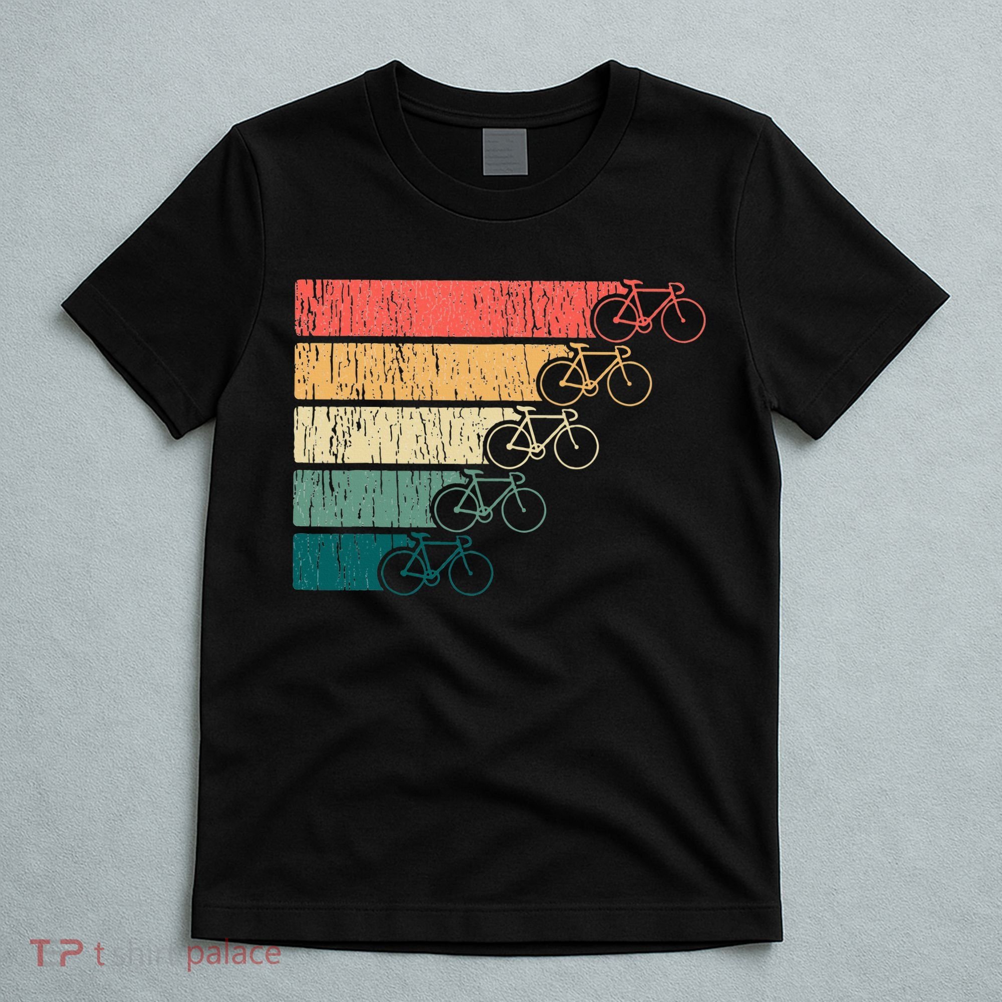 Minimalistic Cycling Funny Biking Bicycle Enthusiast T-Shirt