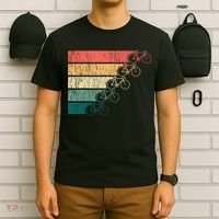 Minimalistic Cycling Funny Biking Bicycle Enthusiast T-Shirt thumb 6
