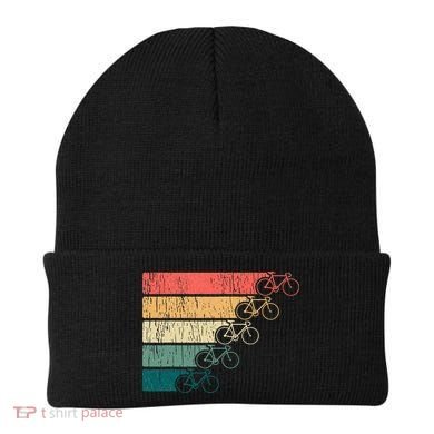 Minimalistic Cycling Funny Biking Bicycle Enthusiast Beanie