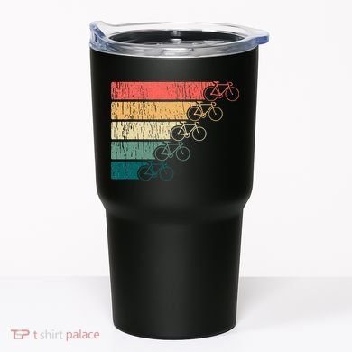 Minimalistic Cycling Funny Biking Bicycle Enthusiast Tumbler