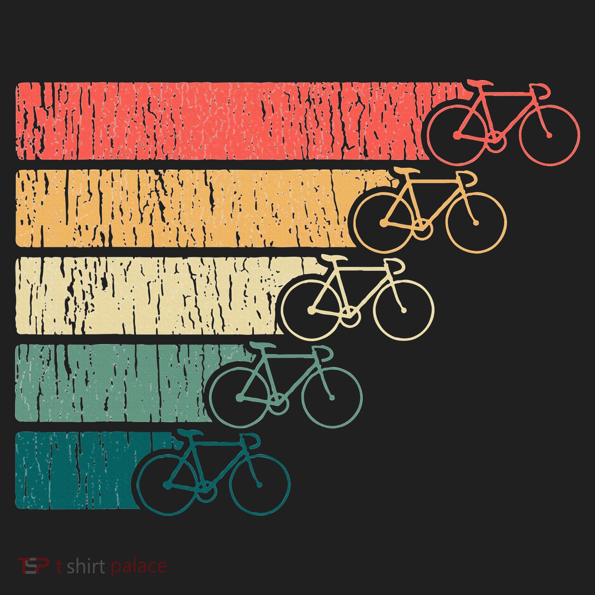 Minimalistic Cycling Funny Biking Bicycle Enthusiast Golf Towel
