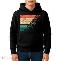 Minimalistic Cycling Funny Biking Bicycle Enthusiast Kids Hoodie thumb 4