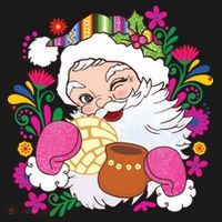 Mexican Christmas Feliz Navidad Latina Christmas Long Sleeve Shirt thumb 2