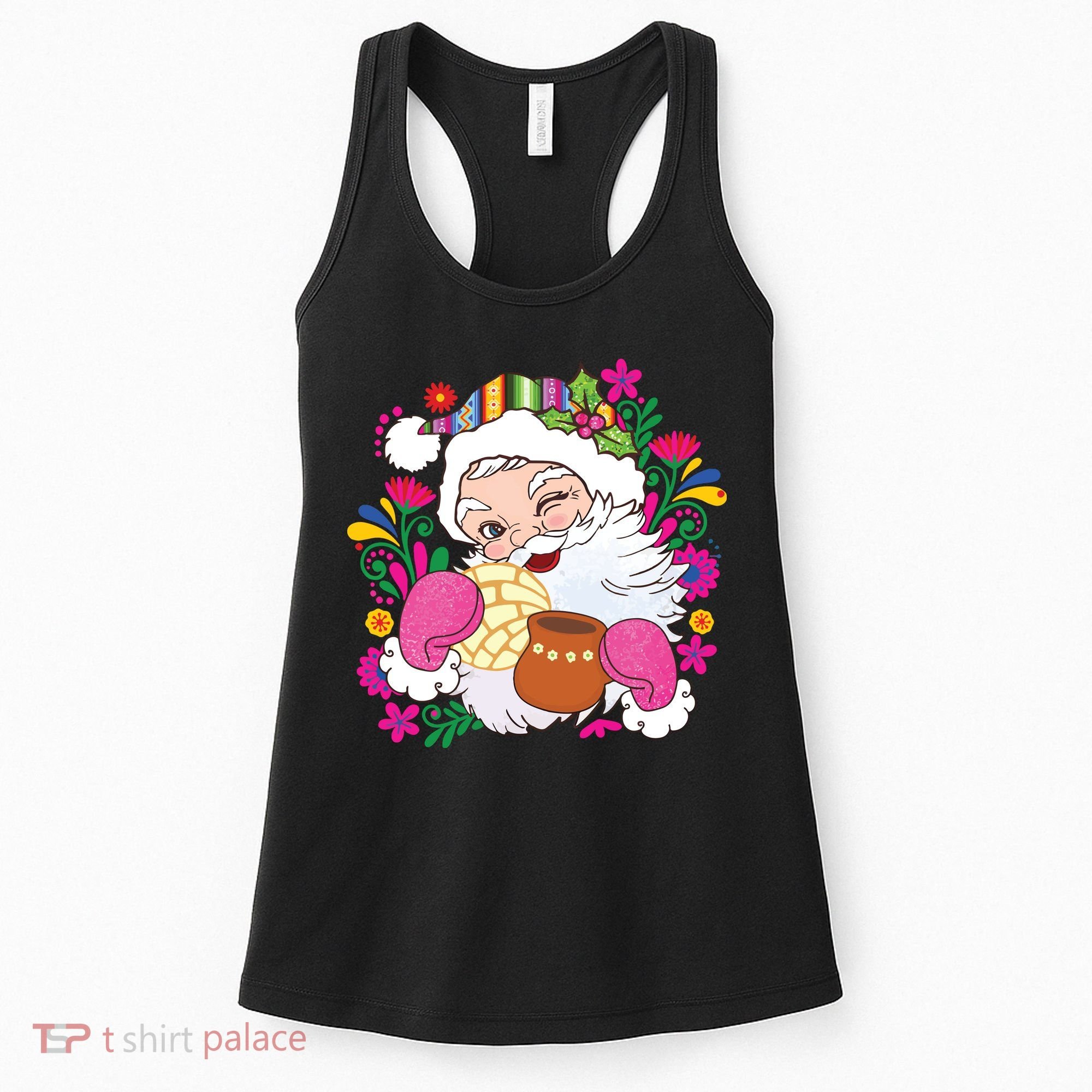 Mexican Christmas Feliz Navidad Latina Christmas Women's Tank Top