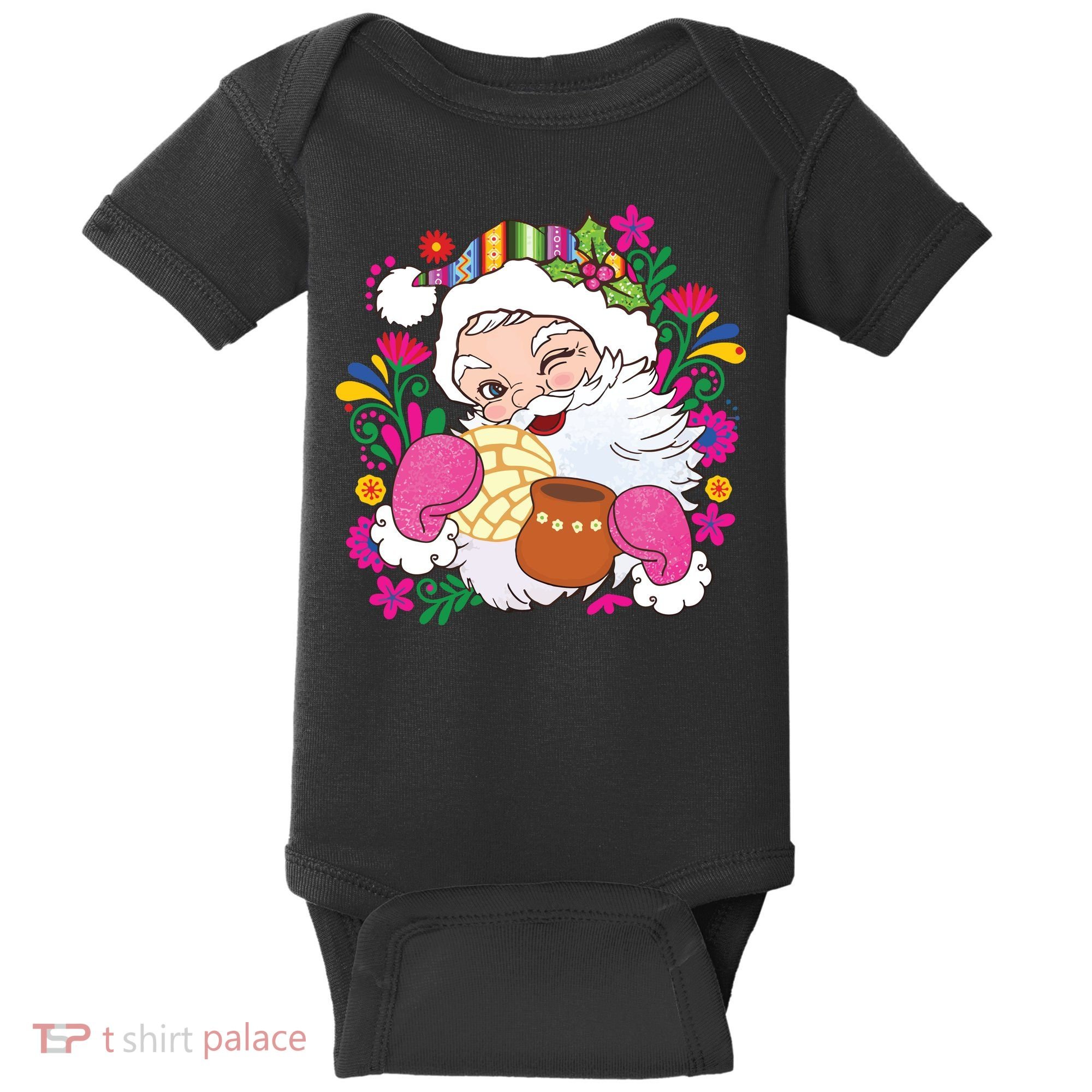 Mexican Christmas Feliz Navidad Latina Christmas Baby Bodysuit