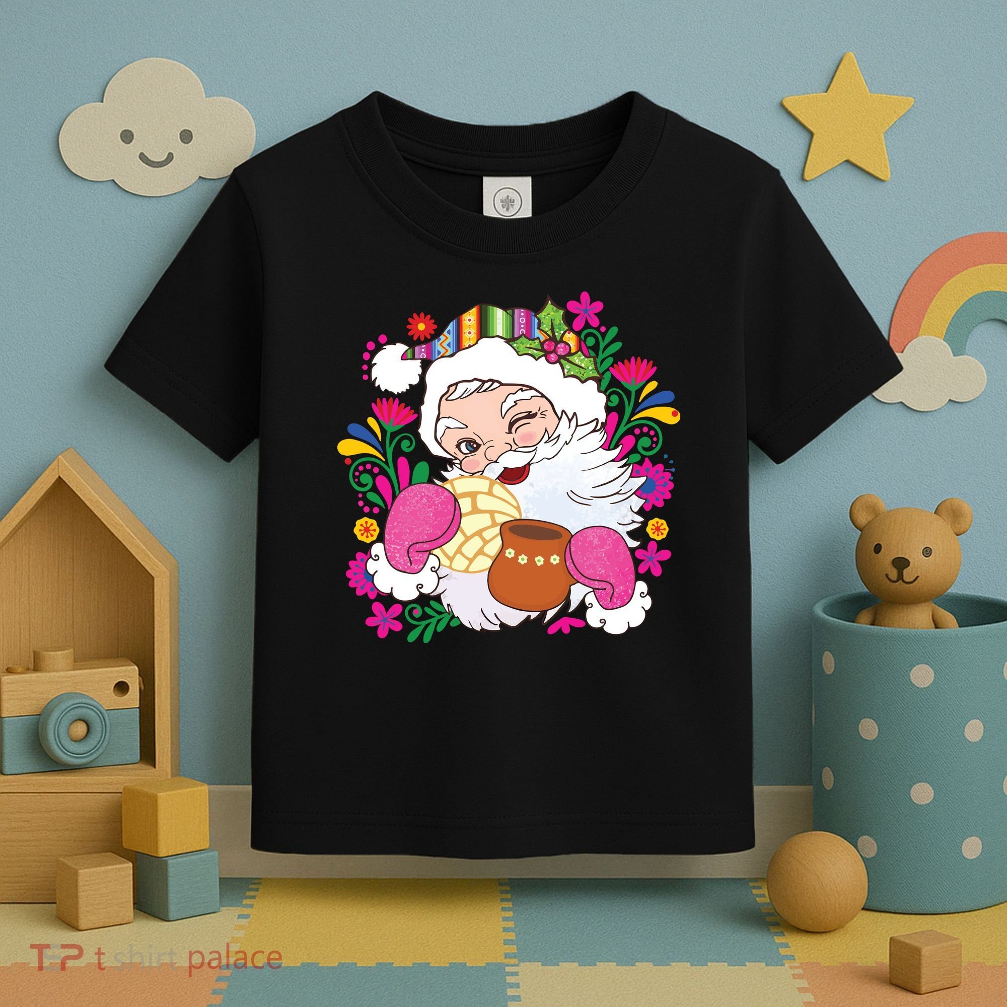 Mexican Christmas Feliz Navidad Latina Christmas Toddler T-Shirt