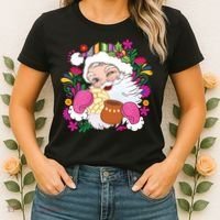 Mexican Christmas Feliz Navidad Latina Christmas Women's T-Shirt thumb 2