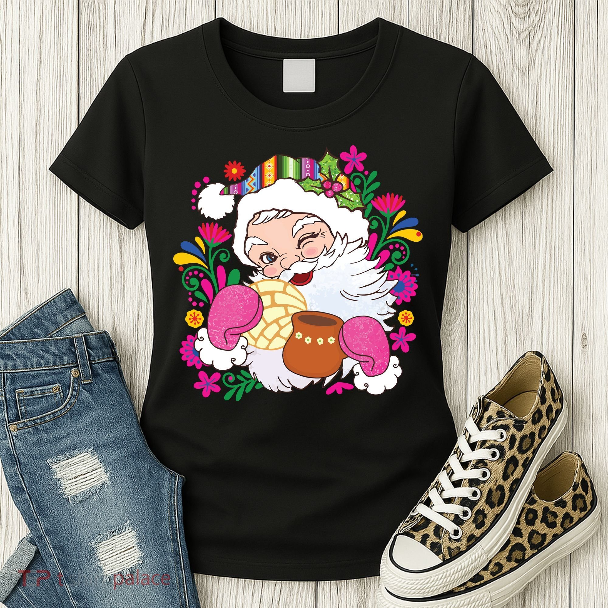 Mexican Christmas Feliz Navidad Latina Christmas Women's T-Shirt