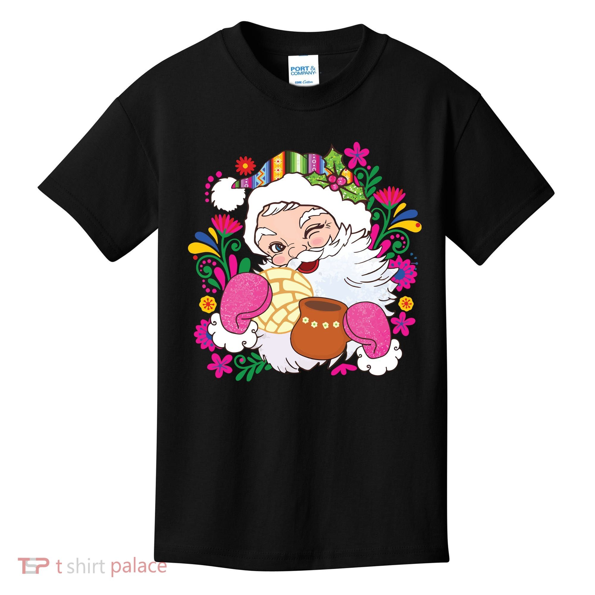 Mexican Christmas Feliz Navidad Latina Christmas Kids T-Shirt