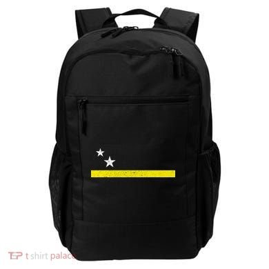 Minimal Curacao Flag Stars And Stripe Backpack