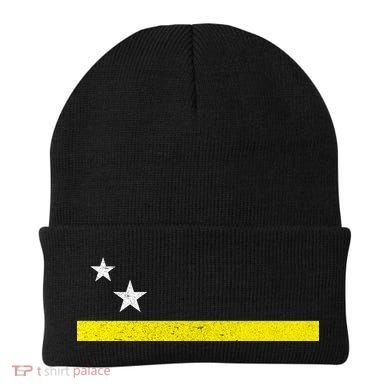 Minimal Curacao Flag Stars And Stripe Beanie