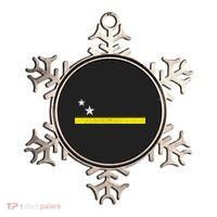 Minimal Curacao Flag Stars And Stripe Ornament thumb 0