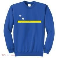 Minimal Curacao Flag Stars And Stripe Sweatshirt thumb 0