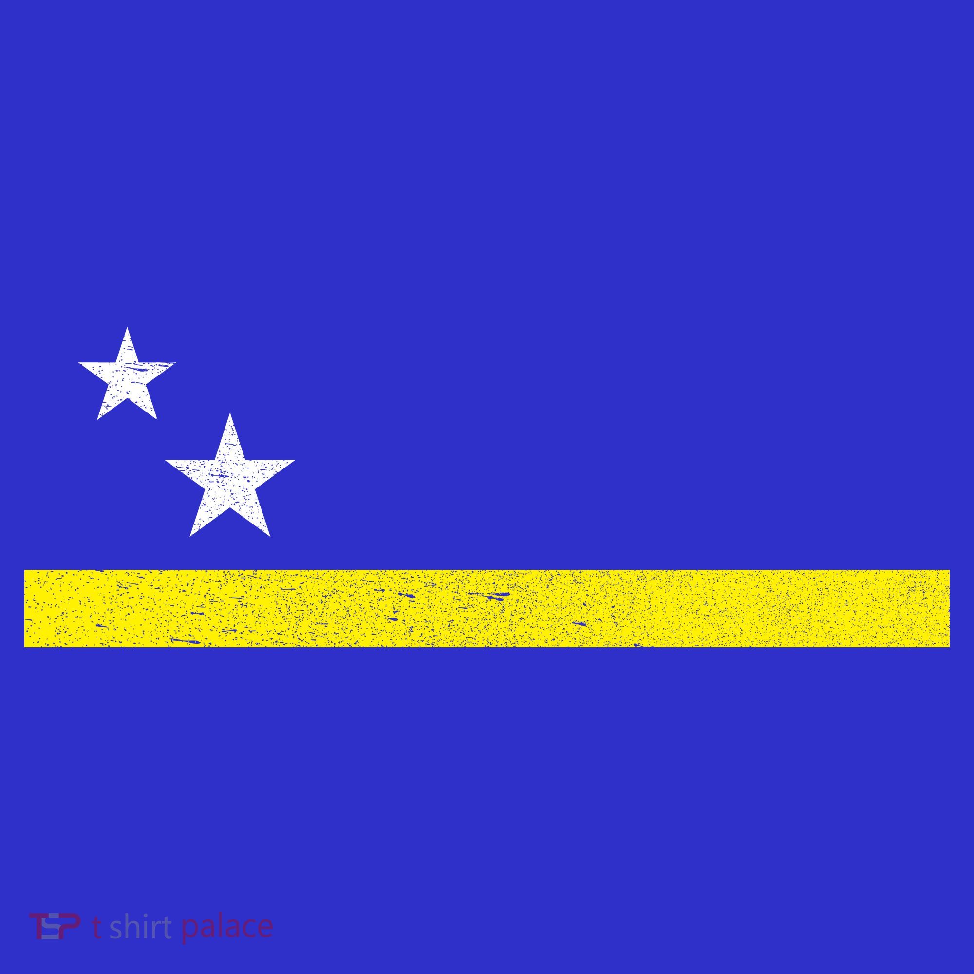 Minimal Curacao Flag Stars And Stripe Sweatshirt