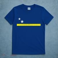 Minimal Curacao Flag Stars And Stripe T-Shirt thumb 5