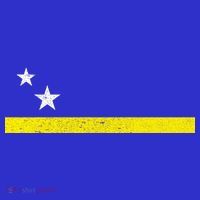 Minimal Curacao Flag Stars And Stripe Women's Tank Top thumb 5