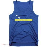 Minimal Curacao Flag Stars And Stripe Tank Top thumb 0