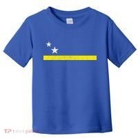 Minimal Curacao Flag Stars And Stripe Toddler T-Shirt thumb 0