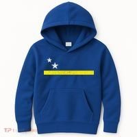 Minimal Curacao Flag Stars And Stripe Kids Hoodie thumb 0