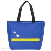 Minimal Curacao Flag Stars And Stripe Tote Bag thumb 0