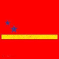 Minimal Curacao Flag Stars And Stripe Santa Hat thumb 1