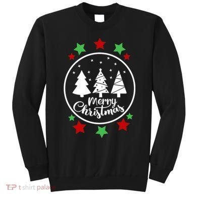 Merry Christmas Festive Circle Logo Sweatshirt