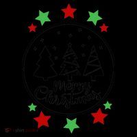 Merry Christmas Festive Circle Logo Coffee Mug thumb 5