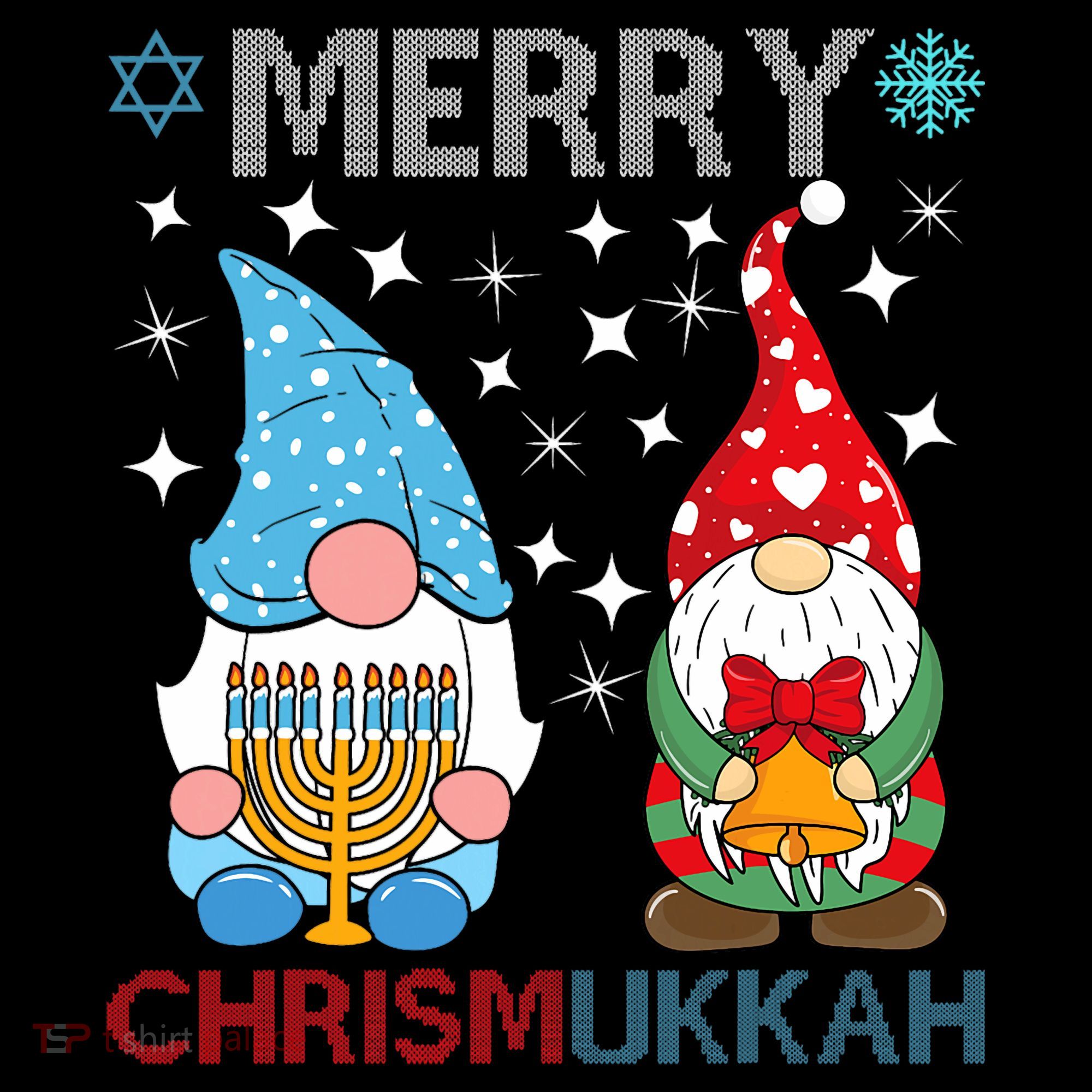 Merry Chrismukkah Funny Gnomes Christmas And Hanukkah Coffee Mug