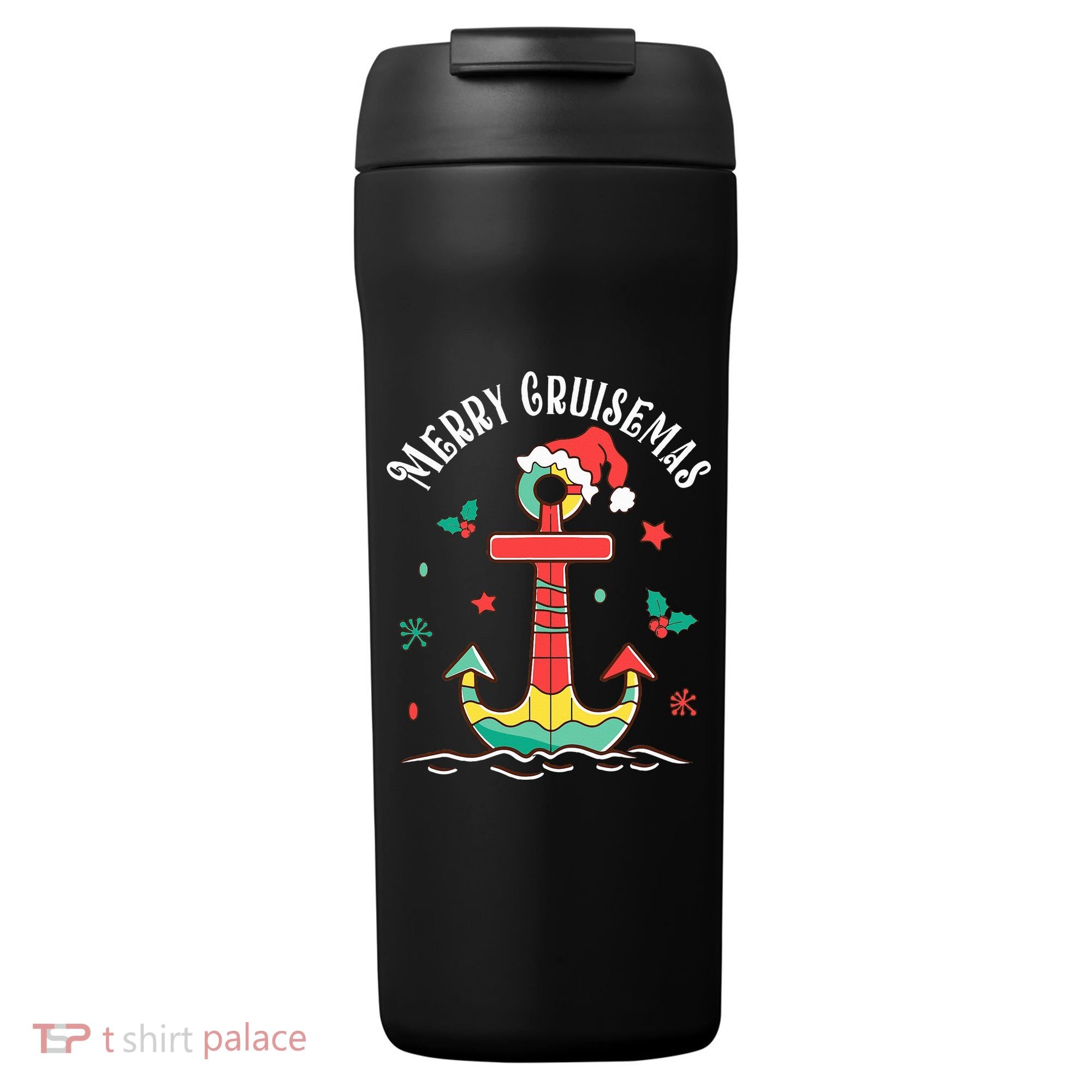 Merry Cruisemas Family Cruise Christmas Cruisin Crew  24oz Duet Stainless Steel Tumbler