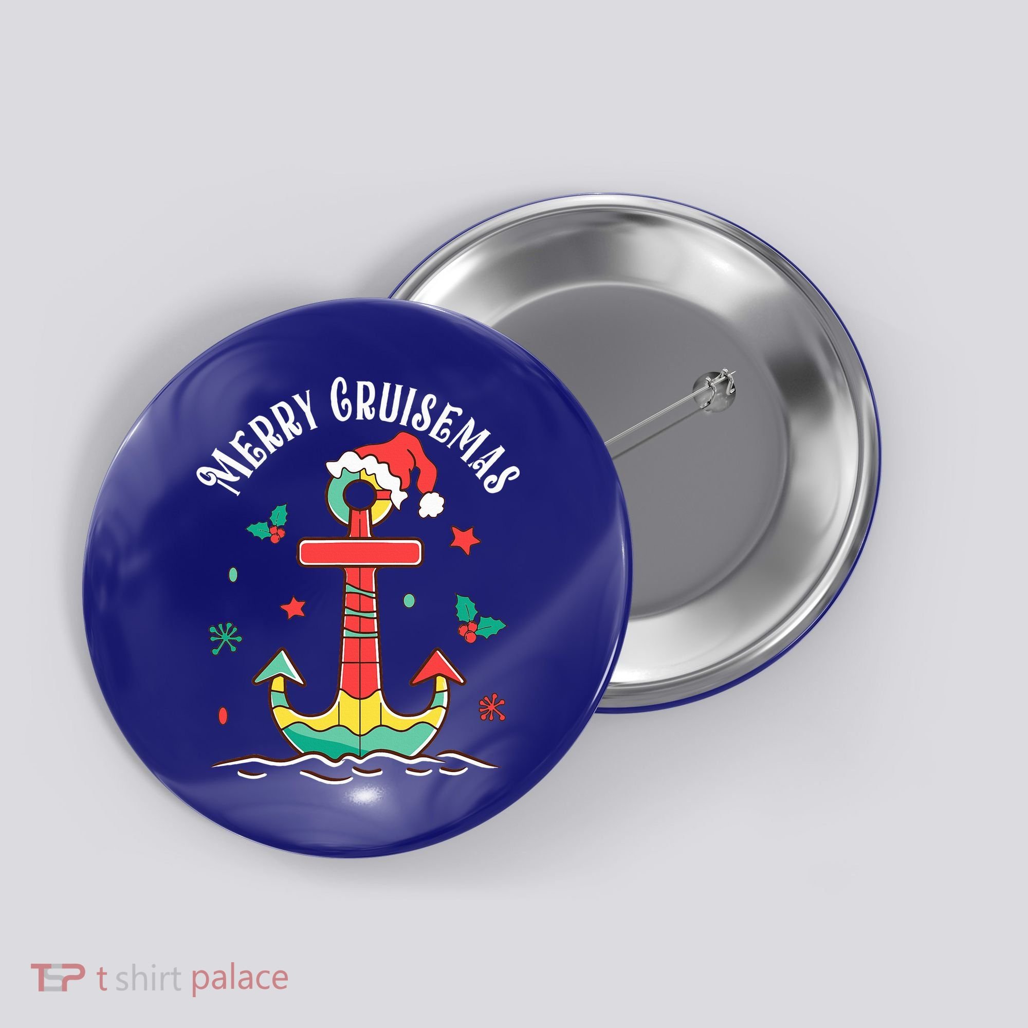 Merry Cruisemas Family Cruise Christmas Cruisin Crew  Button