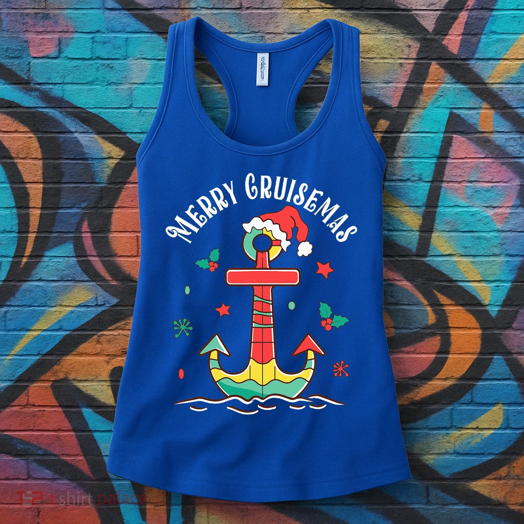 Merry Cruisemas Family Cruise Christmas Cruisin Crew  Women's Tank Top