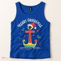Merry Cruisemas Family Cruise Christmas Cruisin Crew  Tank Top thumb 2