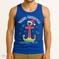 Merry Cruisemas Family Cruise Christmas Cruisin Crew  Tank Top thumb 3