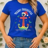 Merry Cruisemas Family Cruise Christmas Cruisin Crew  Women's T-Shirt thumb 2