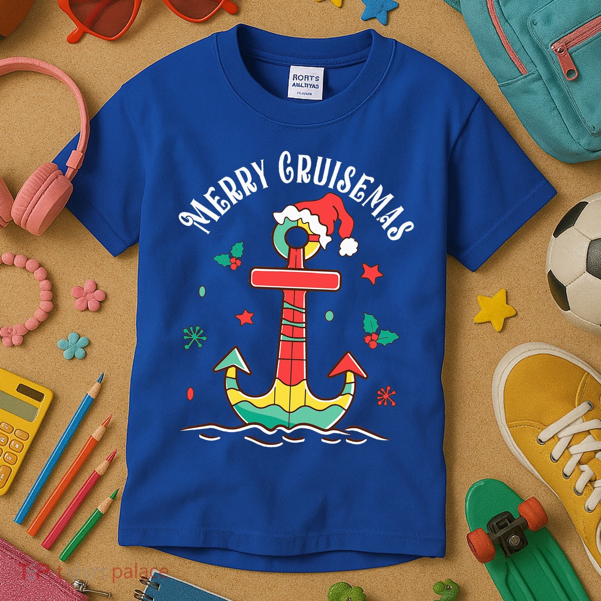 Merry Cruisemas Family Cruise Christmas Cruisin Crew  Kids T-Shirt