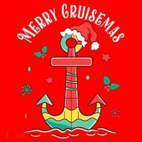 Merry Cruisemas Family Cruise Christmas Cruisin Crew  Santa Hat thumb 1