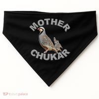 Mother Chukar Funny Upland Game Hunting Great Gift Cool Gift USA-Made Doggie Bandana thumb 0