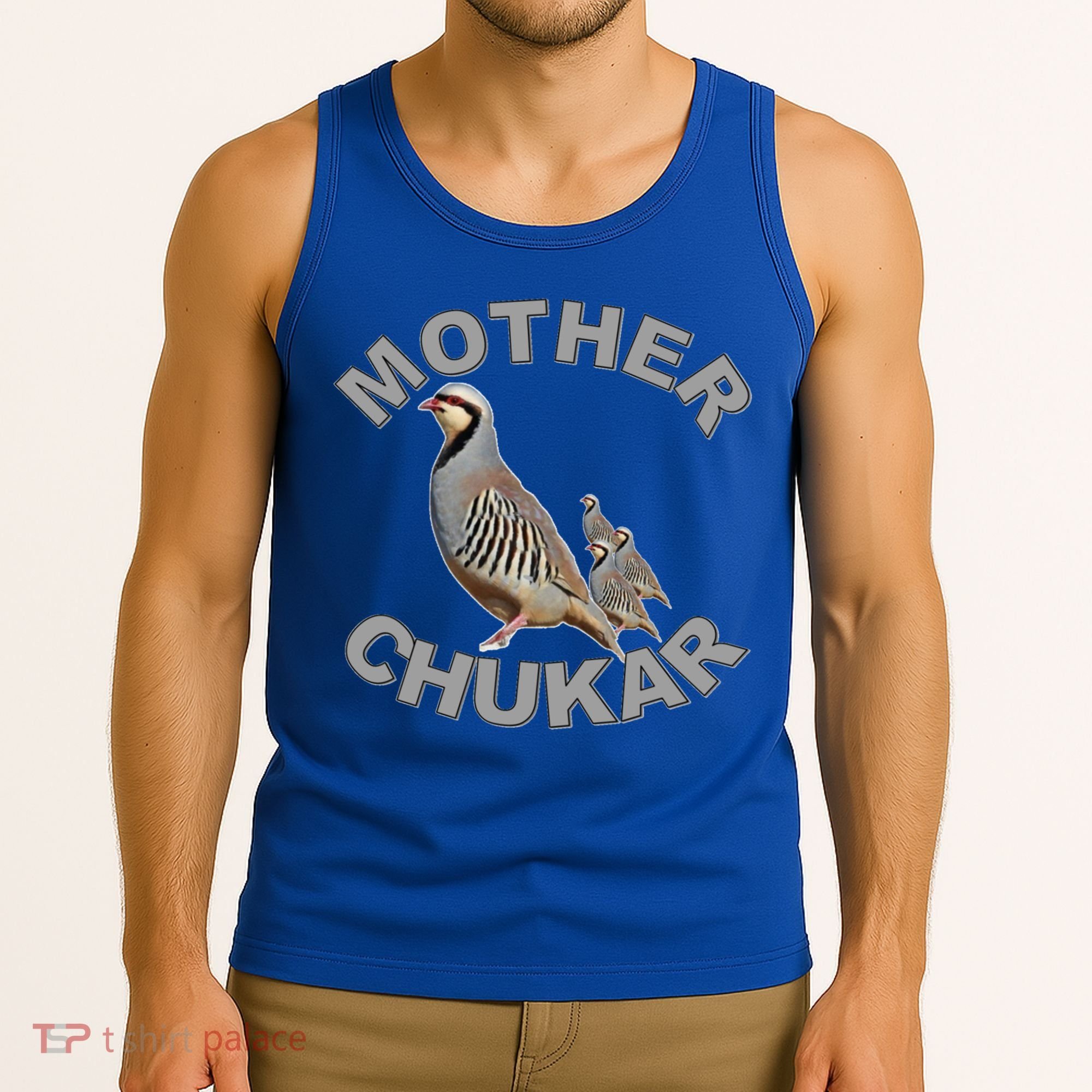 Mother Chukar Funny Upland Game Hunting Great Gift Cool Gift Tank Top