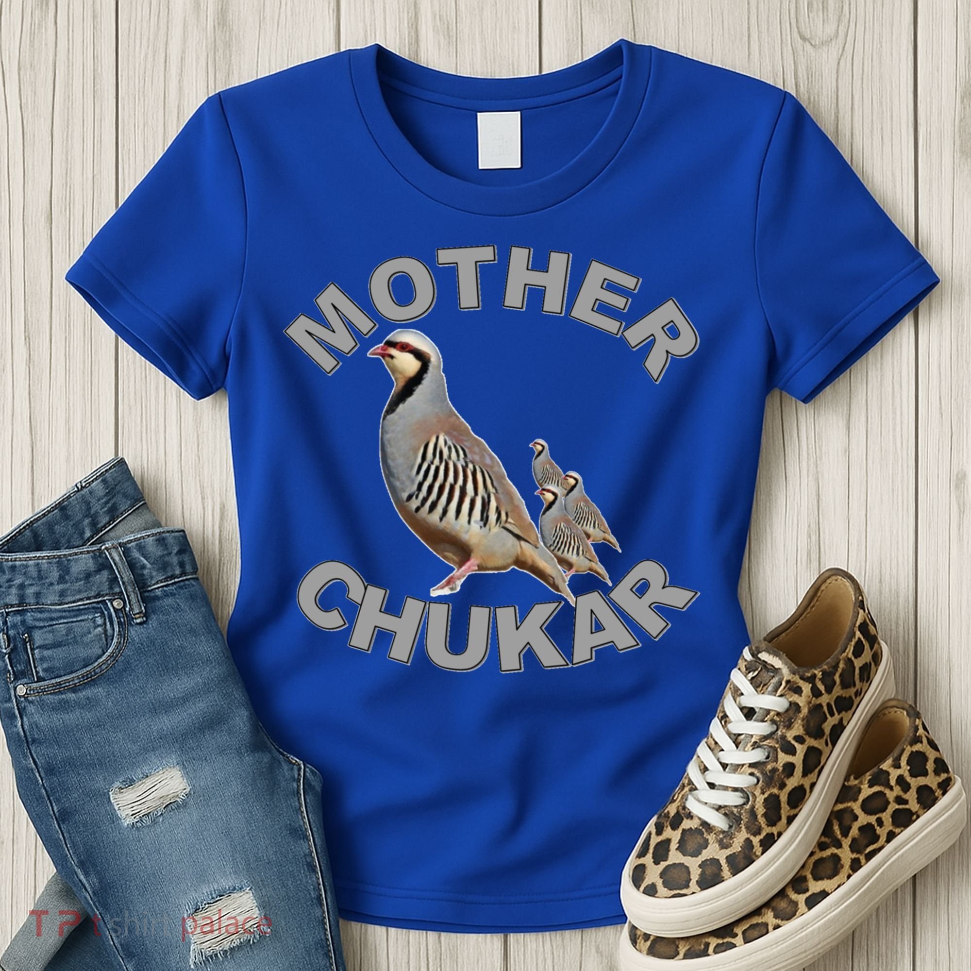 Mother Chukar Funny Upland Game Hunting Great Gift Cool Gift Women's T-Shirt