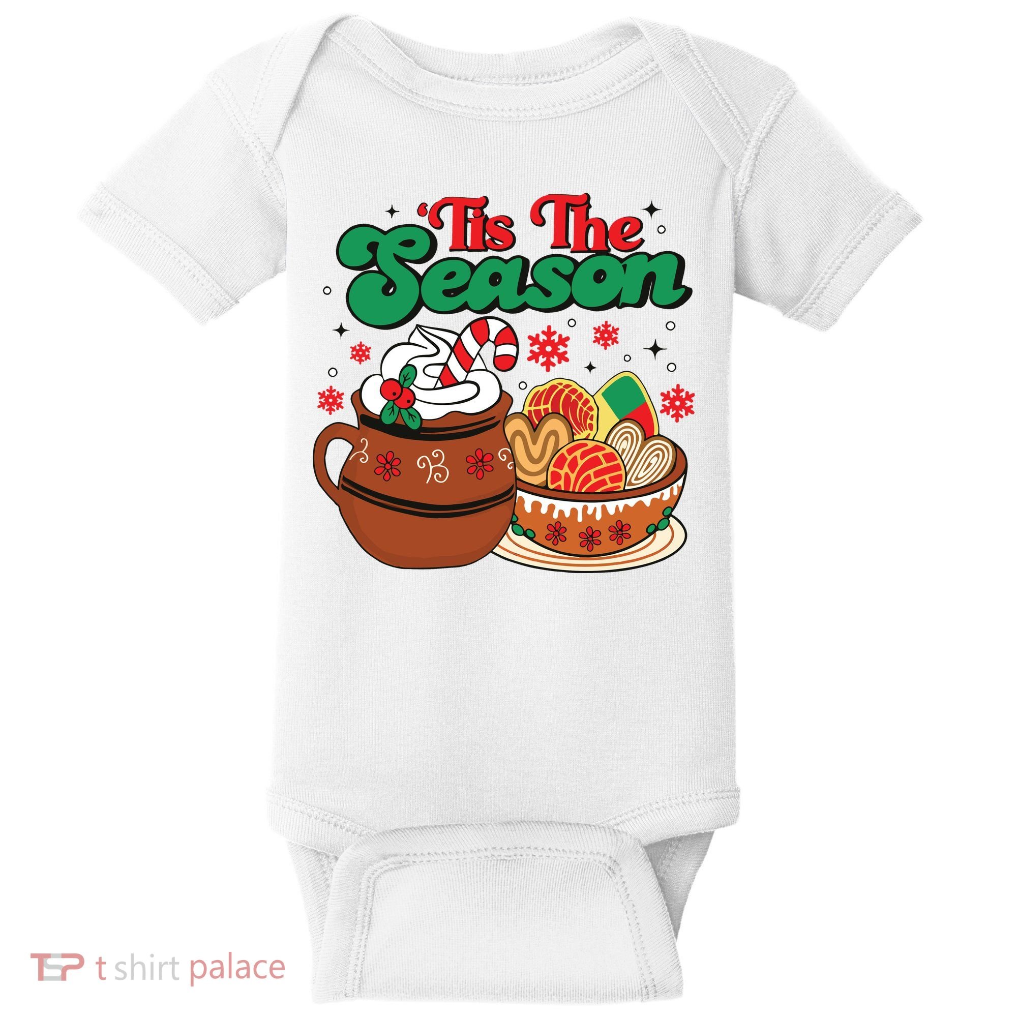 Mexican Christmas Feliz Navidad Latina Christmas Baby Bodysuit