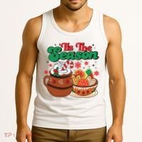 Mexican Christmas Feliz Navidad Latina Christmas Tank Top thumb 3